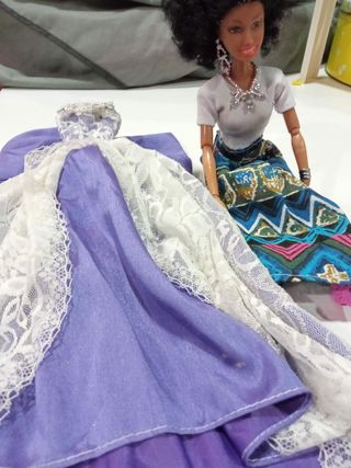 Muñeca Barbie Africana 