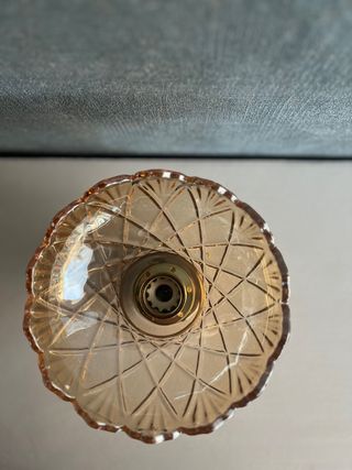 aplique de pared vidrio flor NUEVA