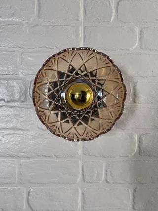 aplique de pared vidrio flor NUEVA