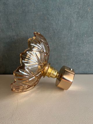 aplique de pared vidrio flor NUEVA