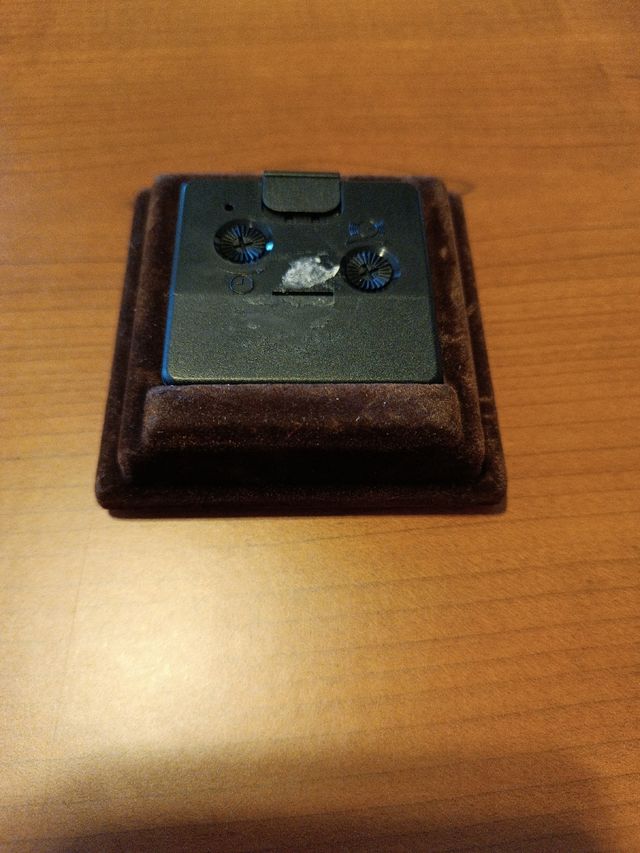 Orologio da scrivania vintage in argento