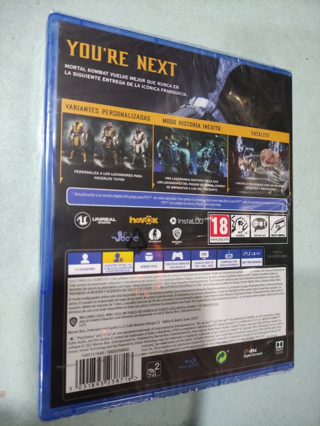 Mortal Kombat 11 PS4 Nuevo