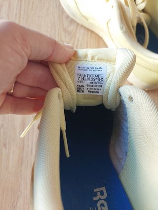 Bambas Reebok amarillas mujer