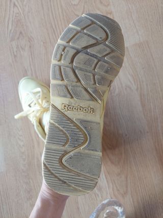 Bambas Reebok amarillas mujer