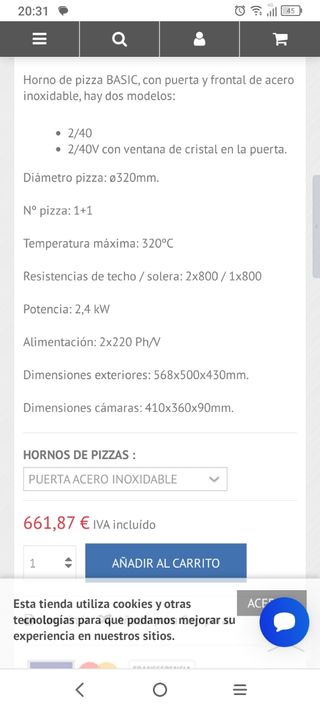 se vende horno de piedra