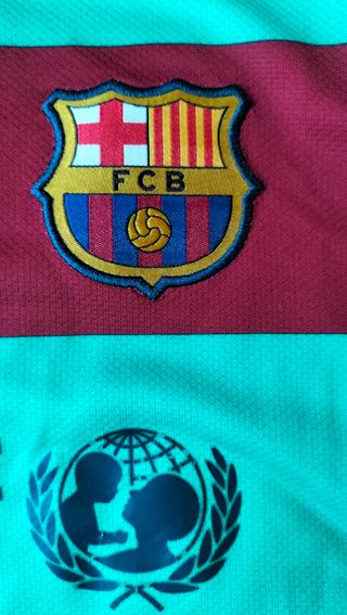 Camiseta Barça infantil T.14-16