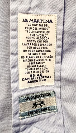 Camisa hombre sport La Martina talla XL