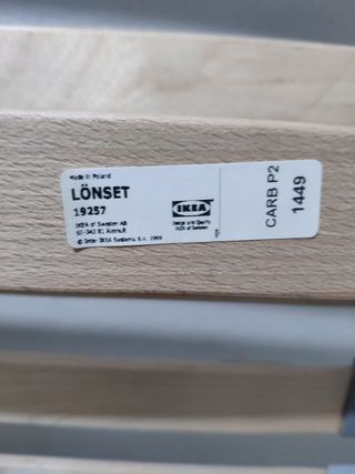 2 SOMIERES DE LAMINAS LONSET-IKEA 70x200 cm