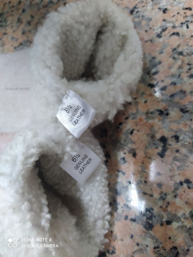 Guanto in vera pelle merino rosa n 6- 1/2