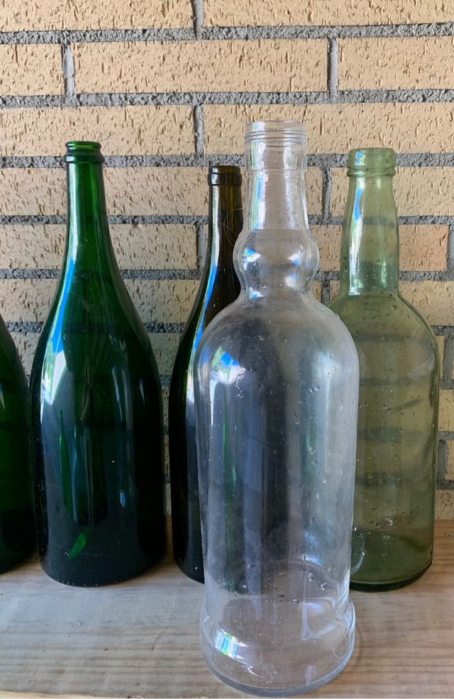 Botellas de cristal de doble capacidad