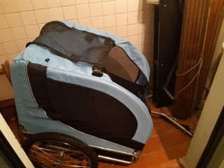 Carro de perro para bicicleta