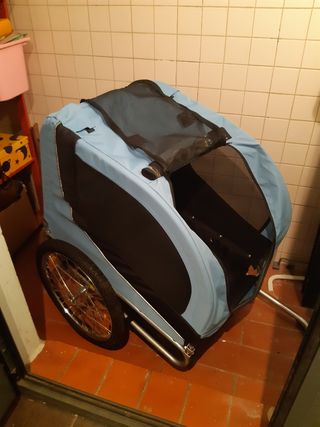 Carro de perro para bicicleta