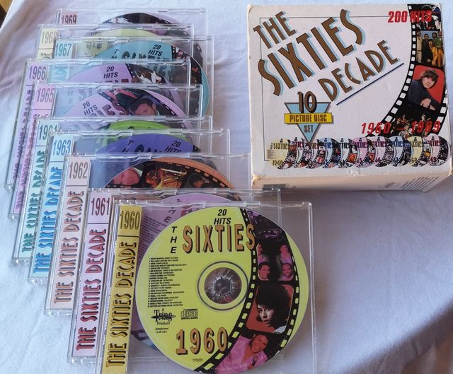 Colección 10 CDs música años 60