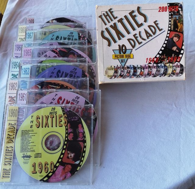 Colección 10 CDs música años 60