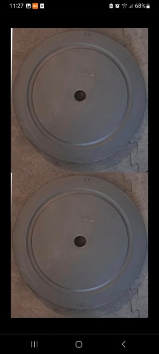 LOTE PESAS DISCOS DE 2kg 1kg 10kg 5kg 20k y BARRAS