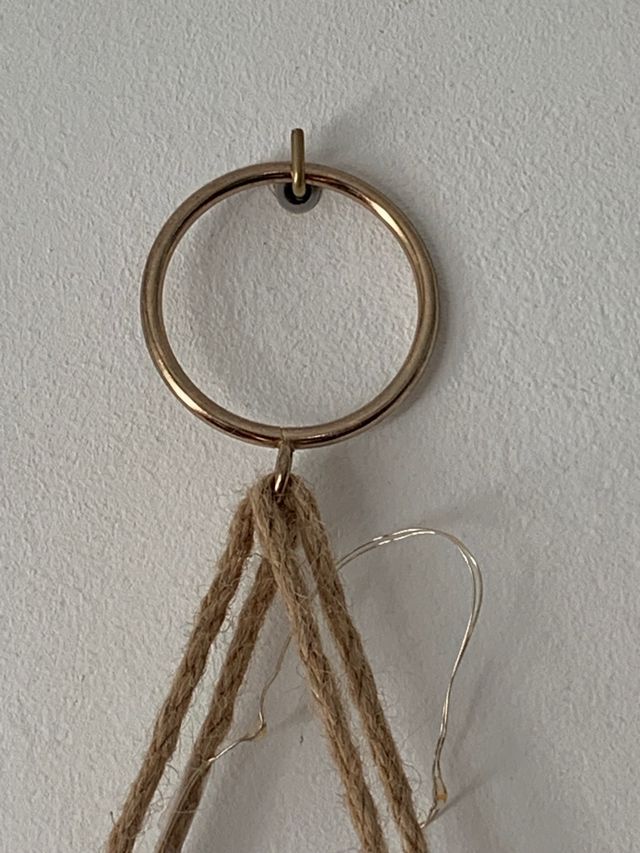 2 estantes flotantes rústicos madera cuerda