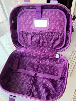 Neceser, maleta niña morado Lois Jeans