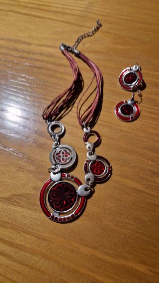 Collana thailandia e orecchini abbinati