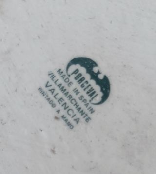 Jarrón de porcelana con aves