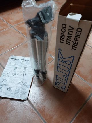 Trípode SLIK-500 DeLuxe. Aluminio.