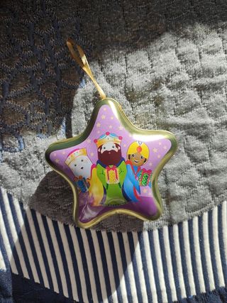 Bola/ "caja" estrella navidad reyes mago