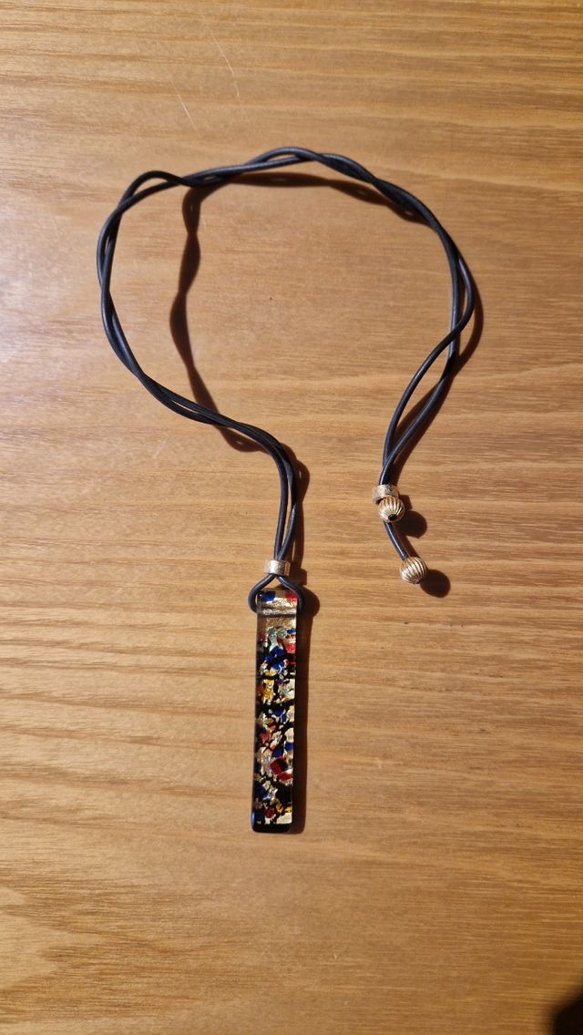 Collana con ciondolo murano