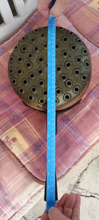 Antico scaldaletto in rame primi '900