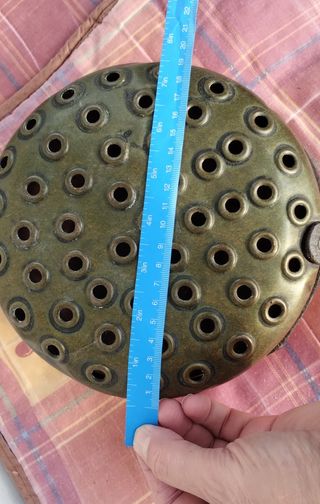 Antico scaldaletto in rame primi '900