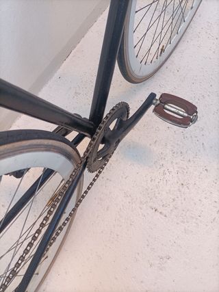 Bicicleta estilo fixie de ciudad Vintage
