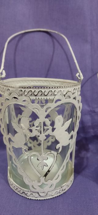 Porta candele angeli