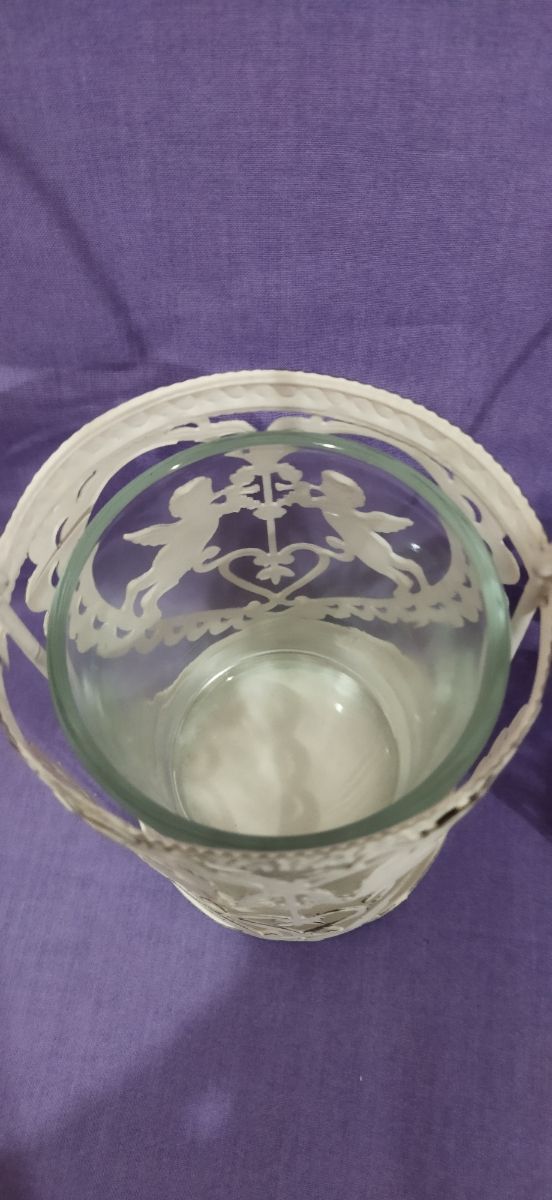 Porta candele angeli