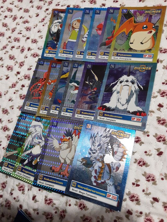 Cartas Digimon colección 1999