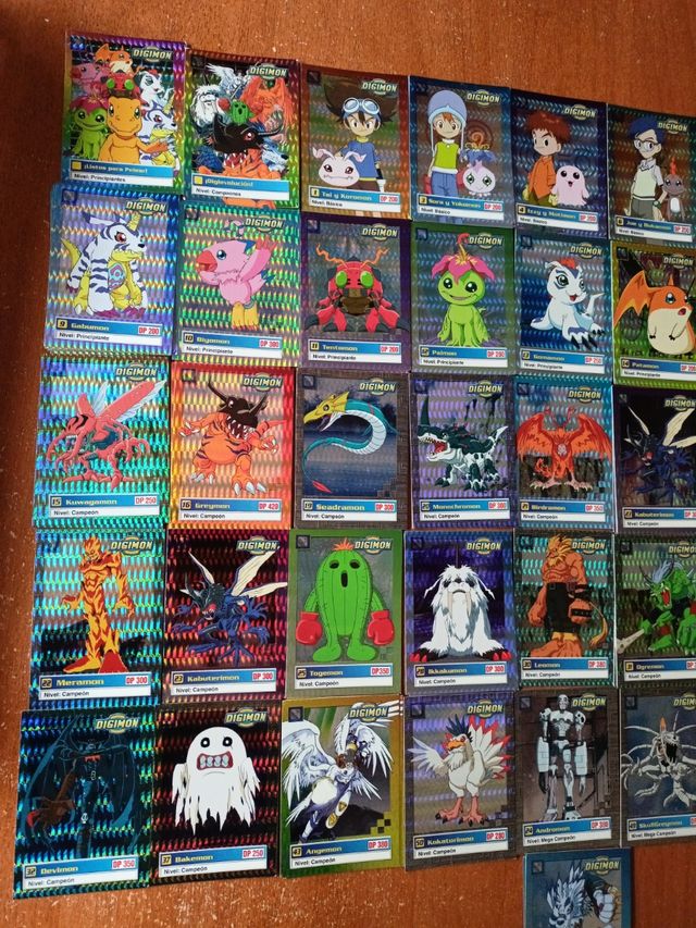 Cartas Digimon colección 1999