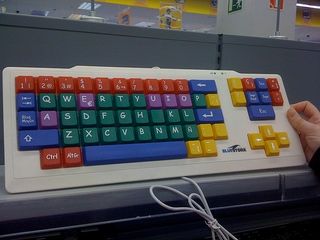 Teclado de ordenador infantil