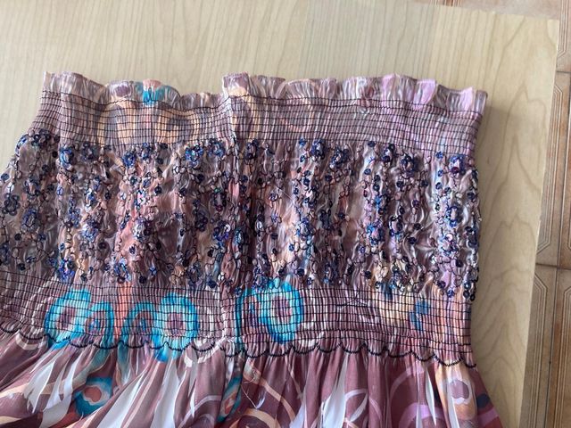 mini-vestido multicolor