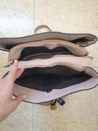 Bolso parfois color rosa