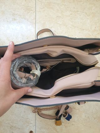 Bolso parfois color rosa