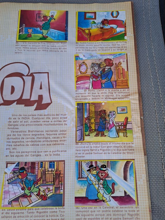 Álbum cromos Willy Fog