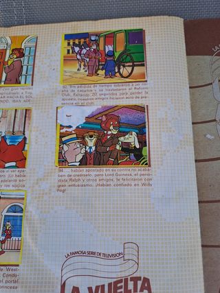Álbum cromos Willy Fog