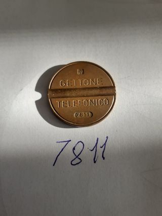 GETTONE TELEFONICO SERIE 7811
