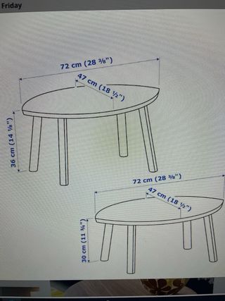 Doble Mesa Centro Diseño Ikea