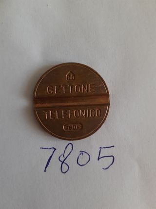 GETTONE TELEFONICO SERIE 7805