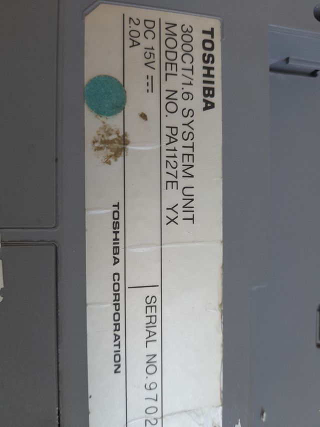 Toshiba portage 98 original
