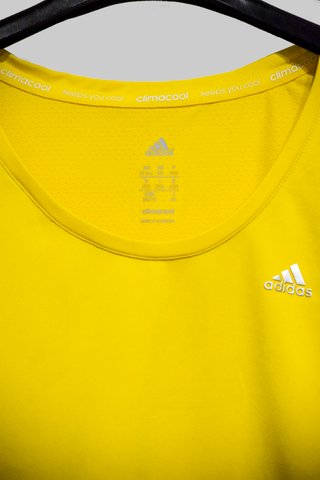 T-shirt Adidas Gialla - Tecnologia Climacool