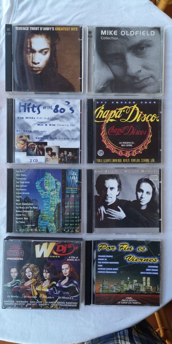 CDs dobles música variada