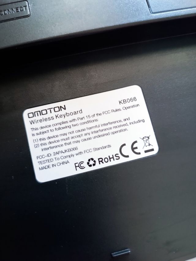 Teclado inalámbrico