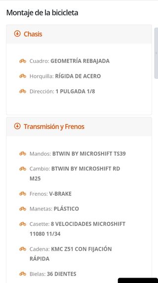 Bicicleta de paseo B-TWIN NUEVA 