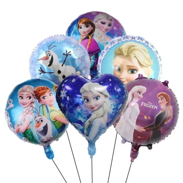 ✅️12 Globos frozen cumpleaños ✅️