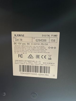 Piano Digital Kawai CA-17 R