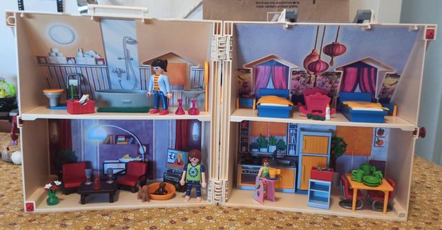 Casa de muñecas maletin de Playmobil